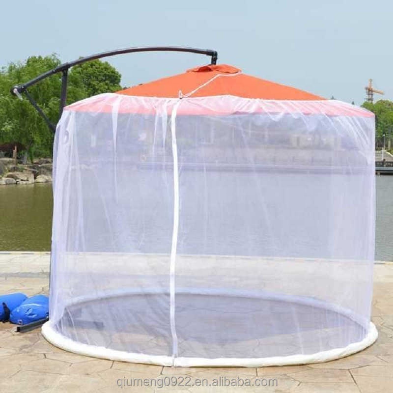 Courtyard Net Cover Sunshade Mosquito Mosquito Outdoor Straight Umbrella Net Gauze Cover Black White Mosquito Net