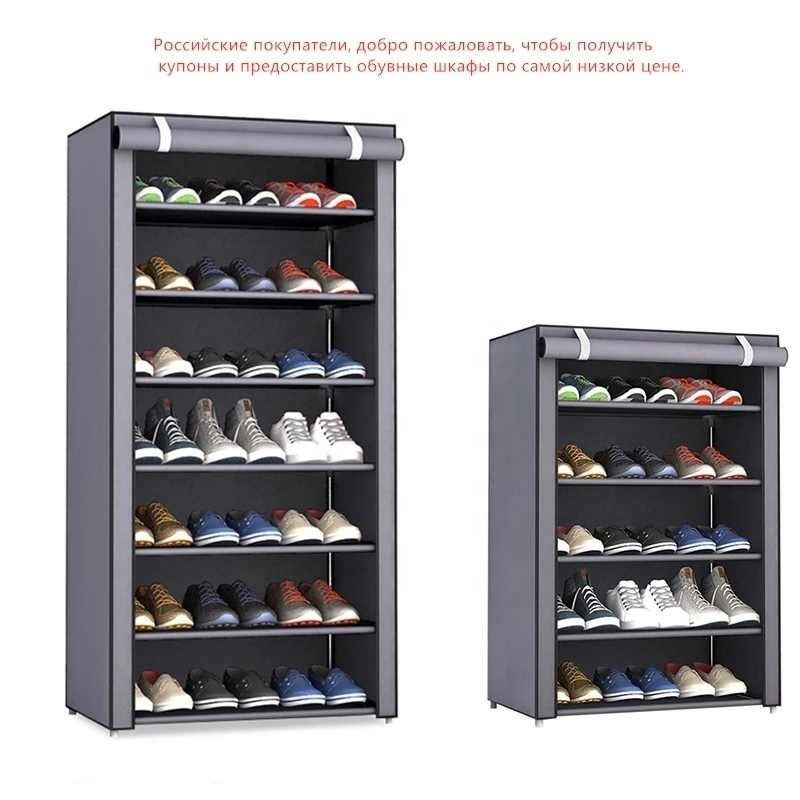 Multilayer Shoe Rack Detachable Dustproof Nonwoven Fabric  Cabinet Shoes Organizer  Rack and Storage Home Furniture