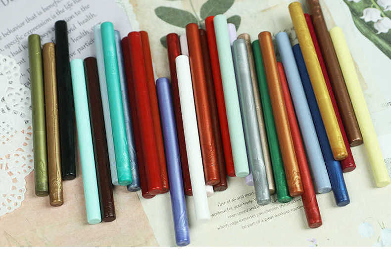 Hot Melt Glue Sticks DIY Seal Wax Sticks For Melting Glue Gun Wedding Party Invitation Decor Wax Sealing Stamp Making Tool