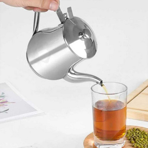 Large Capacity Stainless Steel Oil Strainer Pot Container Jug Storage Can With Filter Cooking Oil Pot For Kitchen Tools