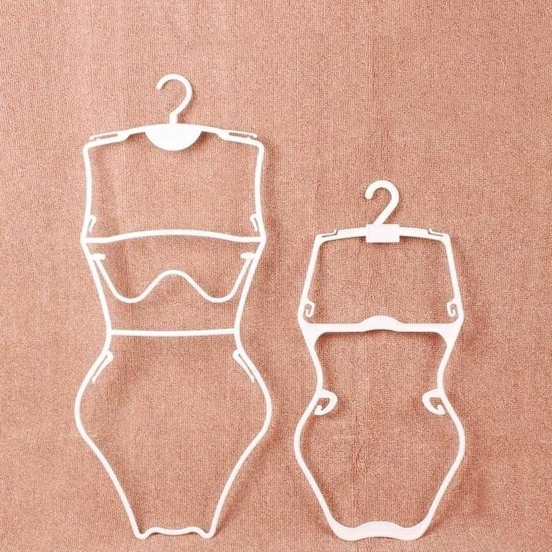 2pcs Multifunction Magic Plastic Swimwear Display Rack Adult Kids Suit Hanging Swimsuit Mannequin Hanger Mannequin