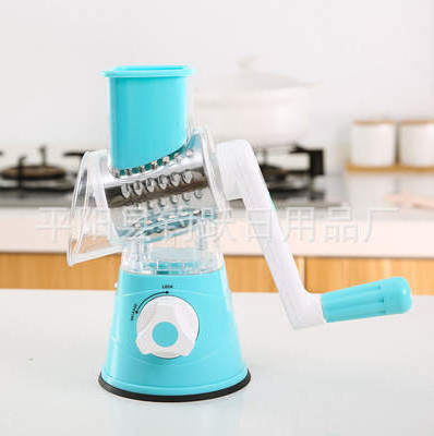 Manual Vegetable Cutter Slicer Kitchen Accessories Multifunctional Round Mandoline Slicer Potato Cheese Kitchen Gadgets