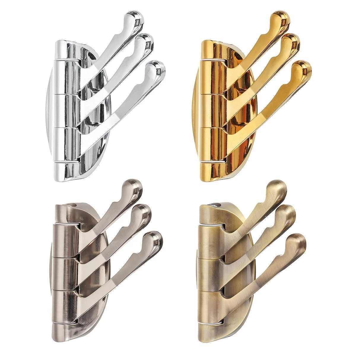 Robe Hook Wall Towel Hook for Bathroom Zinc Alloy Coat Rustproof Hook Hanger for Kitchen Hardware