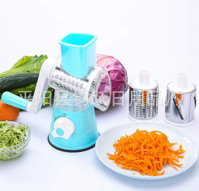 Manual Vegetable Cutter Slicer Kitchen Accessories Multifunctional Round Mandoline Slicer Potato Cheese Kitchen Gadgets