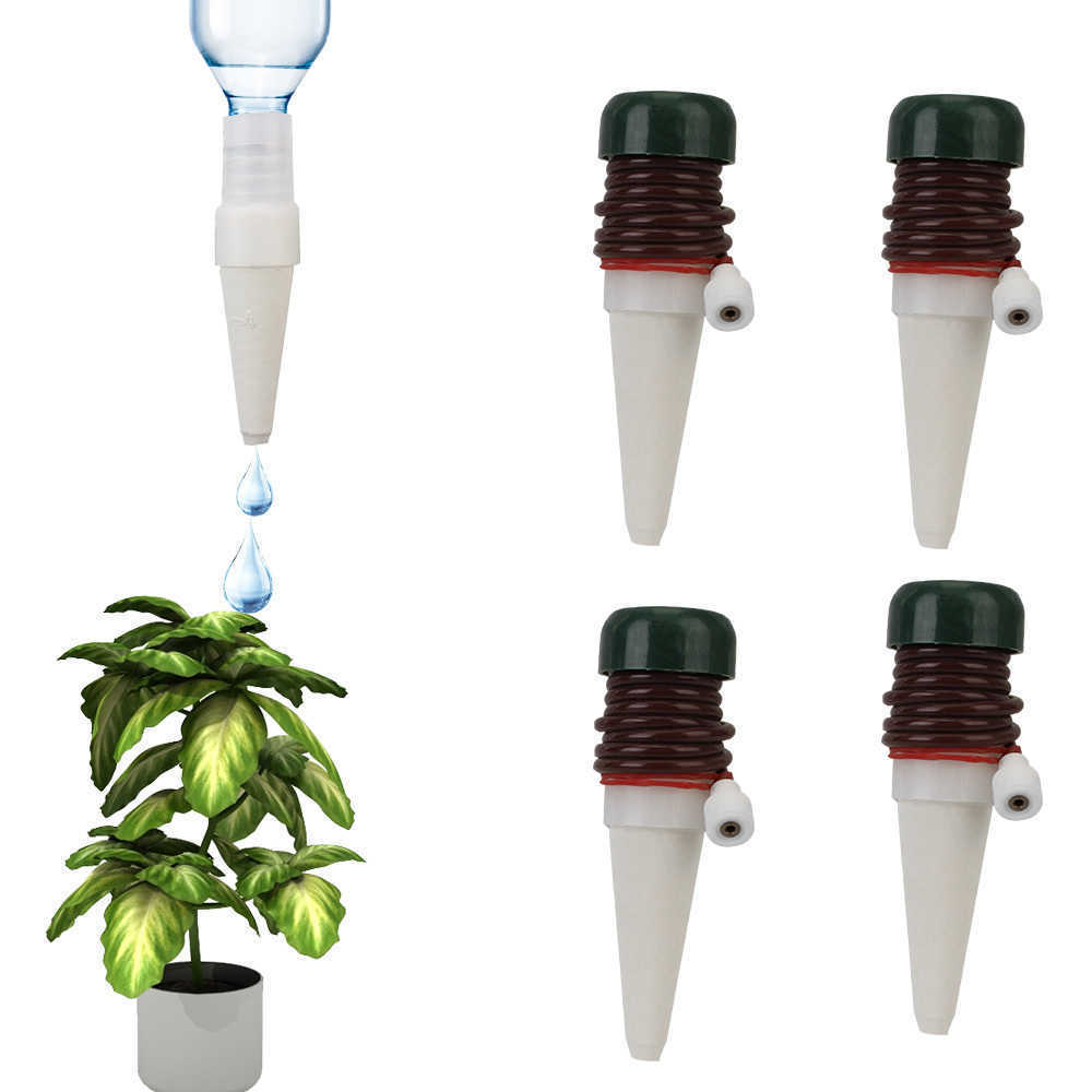 Irrigation Water Stake Potted plants Ceramic Self Watering Spikes Automatic Plant Drip 4Pcs For Garden Vegetable