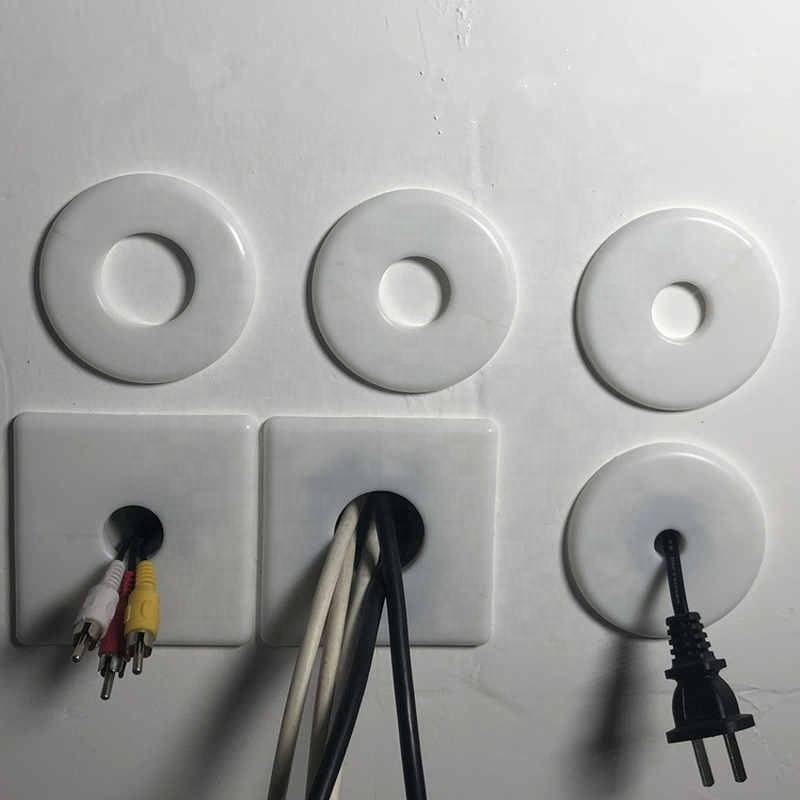 Detachable TV Wall Hole Cover Paste Snap Buckle, Cable Hole Cover Plate, Wall Hole Decorative Cover  BHL1985-ZXM