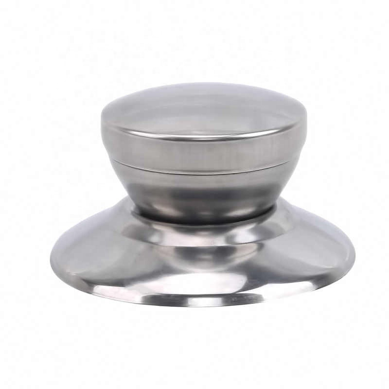 5 Pcs/Set Replacement Pot Lid Knobs Stainless Steel Pans Cover Handle Durable Silver Wok Lids Grip Cookware Accessories