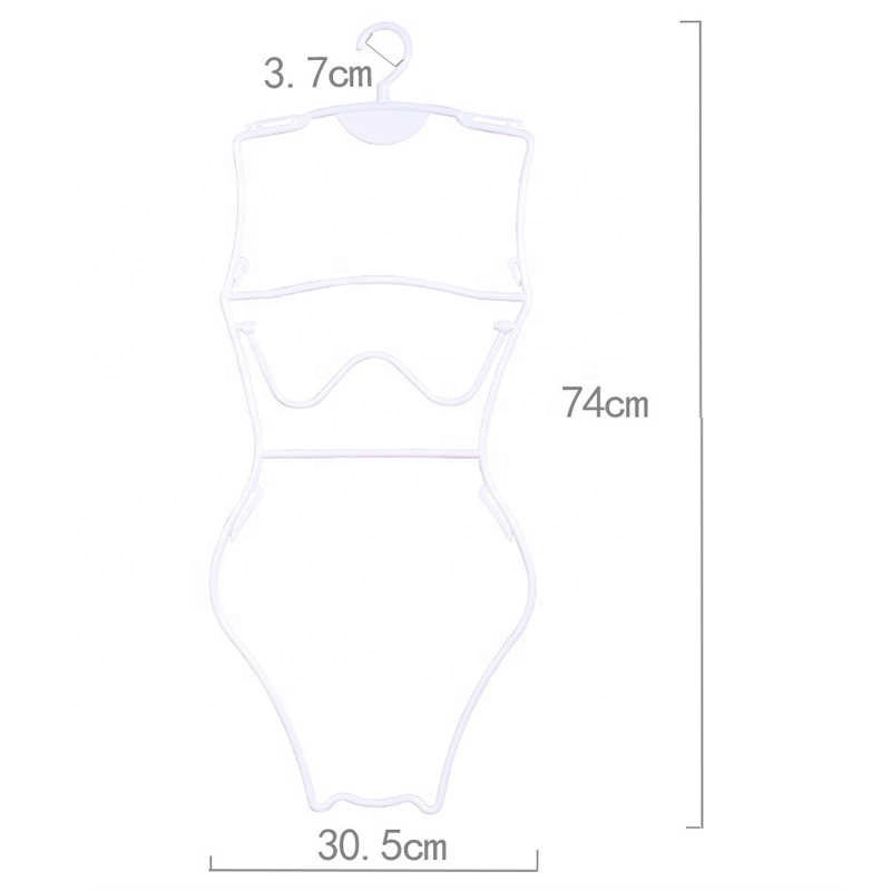 2pcs Multifunction Magic Plastic Swimwear Display Rack Adult Kids Suit Hanging Swimsuit Mannequin Hanger Mannequin