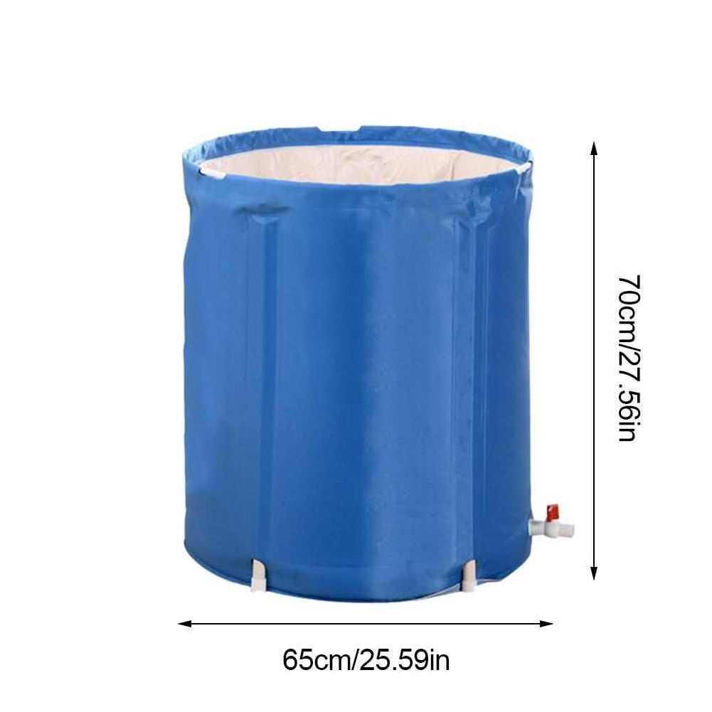 Foldable Bath Bucket Portable Bathtub  Three Layers Thickened Bathing Tub Family Bathroom Movable SPA Tub For Adult Children 150