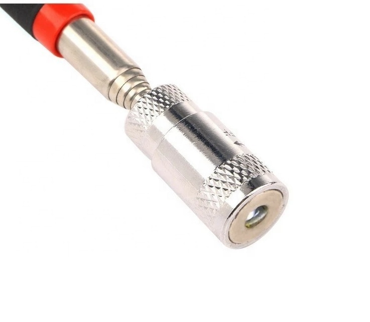 Mini Real Stick Neodymium Imanes LED Pick Up Tool Telescopic Magnetic Magnet Tool for Picking Up Nuts and Bolts