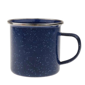 Camping Enamel Mug Cup Enamelware Tea Coffee Mug Vintage Tableware Stainless steel edging star point enamel cup enamel cup