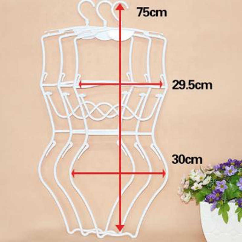 2pcs Multifunction Magic Plastic Swimwear Display Rack Adult Kids Suit Hanging Swimsuit Mannequin Hanger Mannequin