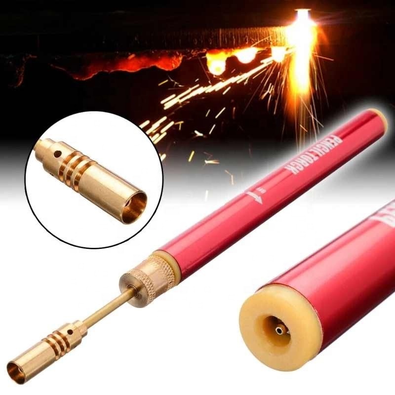 Mini Gas Blow Torch Gun Soldering Iron Cordless Welding Soldering Pen Burner Butane Blow Torch Solder Iron Welding Pen Burner