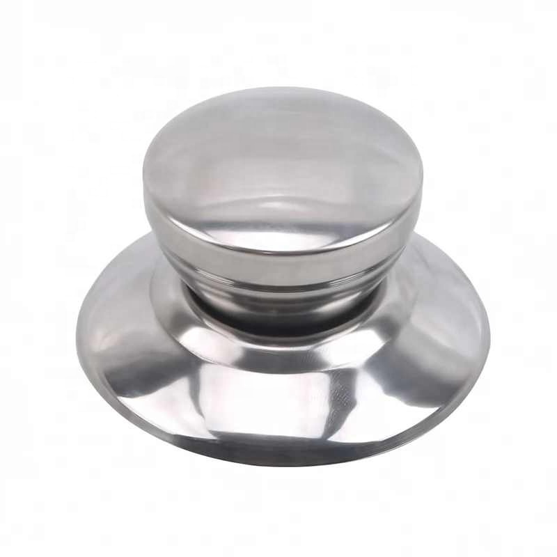 5 Pcs/Set Replacement Pot Lid Knobs Stainless Steel Pans Cover Handle Durable Silver Wok Lids Grip Cookware Accessories