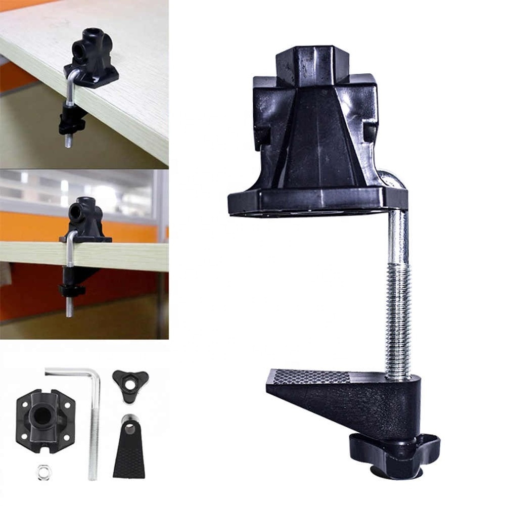 For Mic Stand Desk Lamp Clip Durable Audio DIY Bracket Clamp Camera Flash Screw Type Universal Fixed Fittings Practical Metal