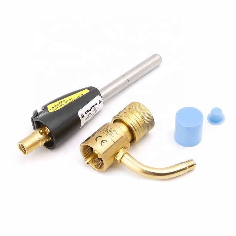 High Temp Mapp Gas Self Ignition Turbo Torch Brazing Solder Propane Welding Plumbing