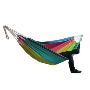 200*150cm hamock Two-person Hammock Camping Thicken Swinging Chair Outdoor Hanging Bed Canvas Rocking Chair Not with Hammock