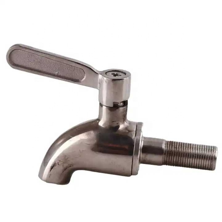 Stainless Steel Faucet Tap Draft Beer Faucet For Home Brew Fermenter Wine Draft Beer Juice Dispenser Drink Fridge Kegs