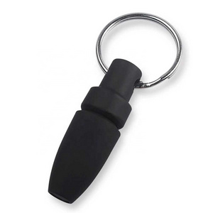 2PCS With Key Ring Pocket Cigar Punch Cutter Blade Gadgets Chain Accessories Cool Portable Rubber Draw Hole Clip