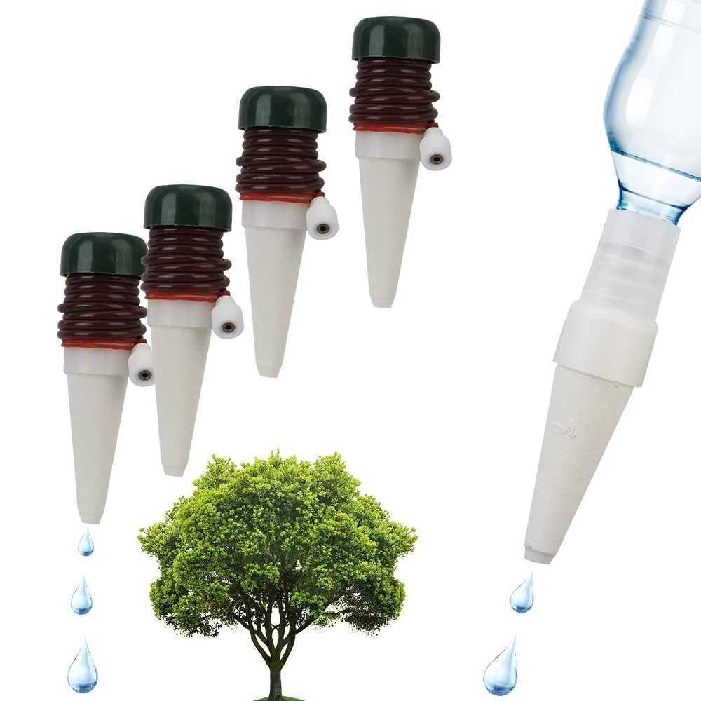 Irrigation Water Stake Potted plants Ceramic Self Watering Spikes Automatic Plant Drip 4Pcs For Garden Vegetable