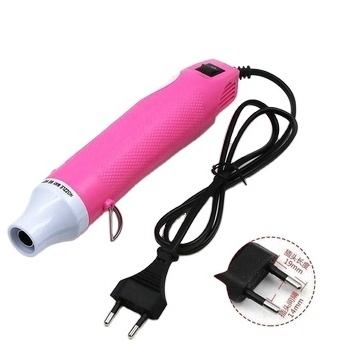 220V Round Hot Air Gun With Multiple Colors Handmade DIY Rubber Stamp Embossed Heat Shrink Sheet