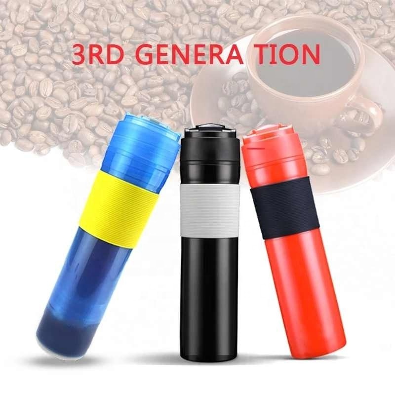 Home Essentials Economical Portable French Press Coffee Mug Coffee Thermos Vacuum Cup Stainless Steel for Travel Home