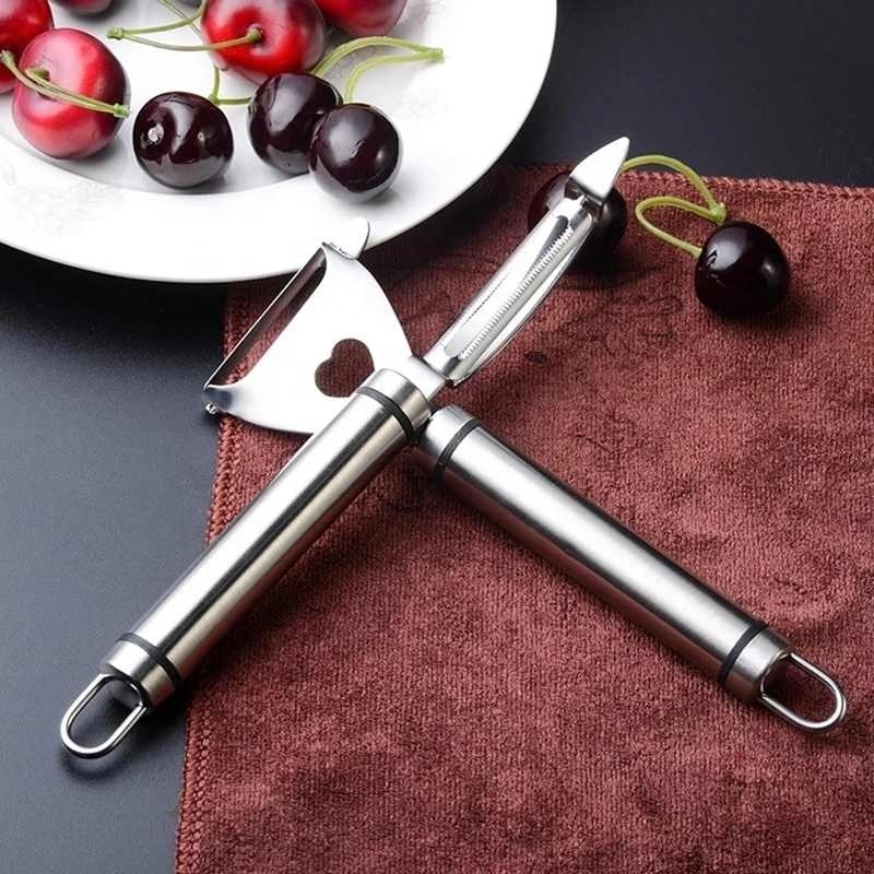 Stainless steel peeler fruit APPLE PEELER multifunctional scraper planer kitchen gadget