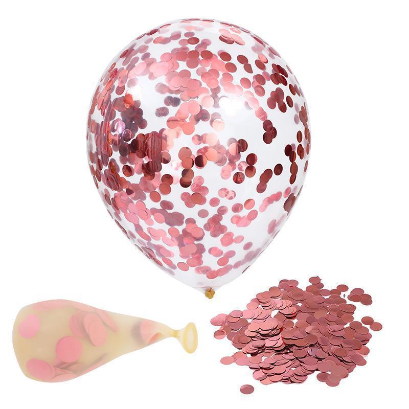 1.5cm Round PET Balloon Glitter BoBo Ball Filler Transparent Balloon Foil Paper Confetti balloon sequins aluminum foil confetti