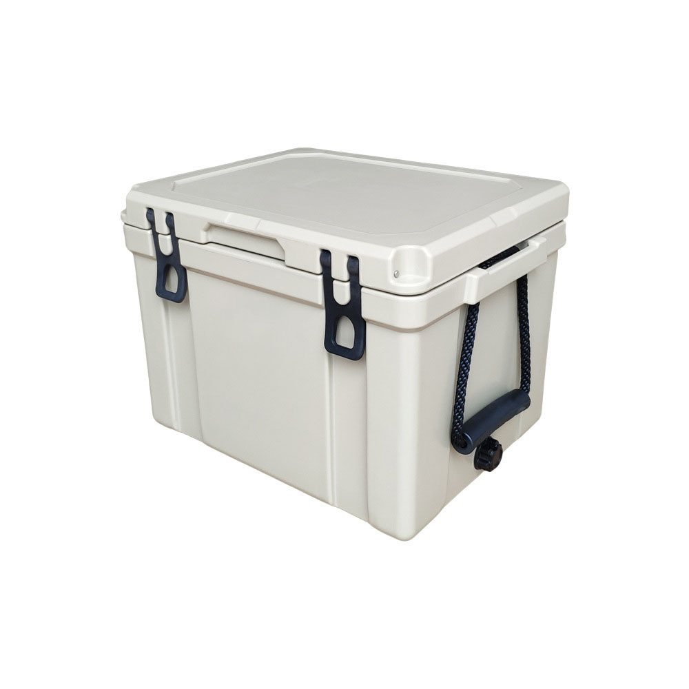 54l Large outdoor Metal Cooler Ice Box Coolers Portable Outdoor retro cooler Box For Picnic