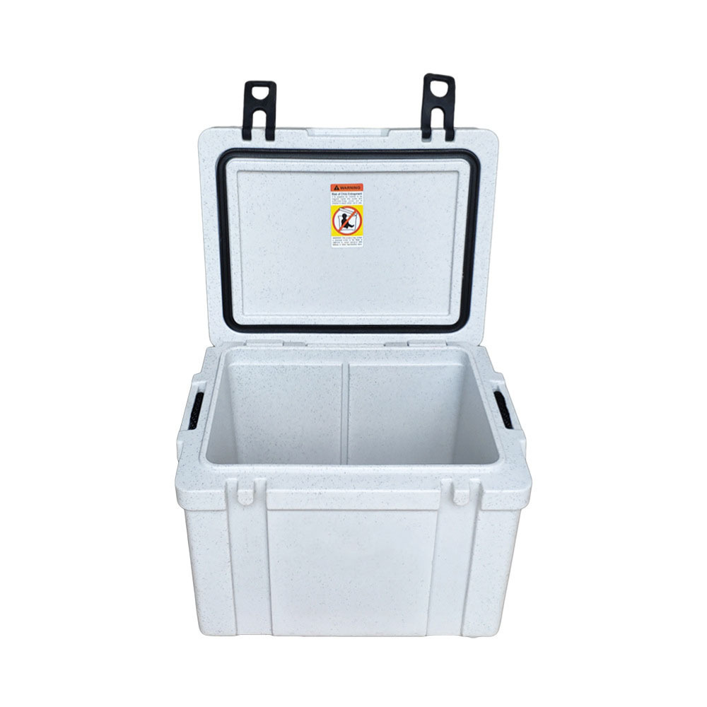 54l Large outdoor Metal Cooler Ice Box Coolers Portable Outdoor retro cooler Box For Picnic