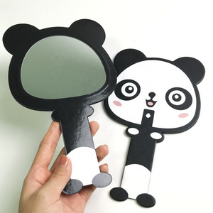 Custom Hand Mirror with Lighted Glass Magnifying Cosmetic Makeup Mirrors Single or Dual Sided Personalized with Private Logo