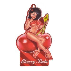 wholesale novelty sexy girl air freshener for car,custom paper car air freshener