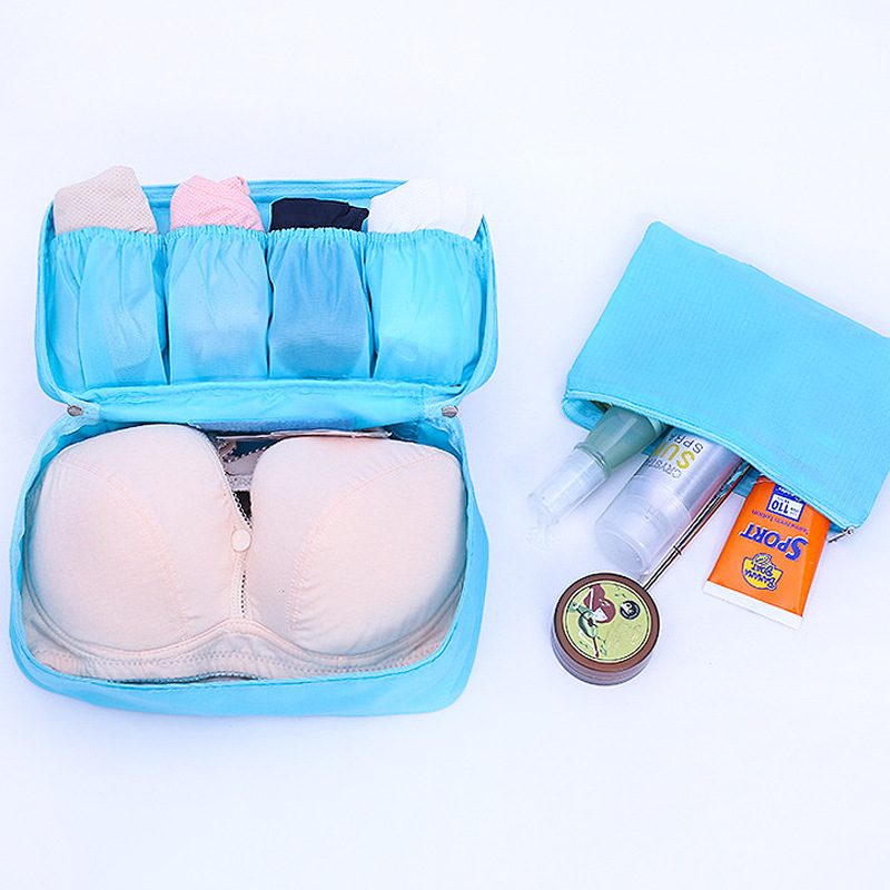 Wholesale Cheap Portable Bra Underpants Underwear Storage Organizer Pouch Travel Underwear lingerie Storage Bag