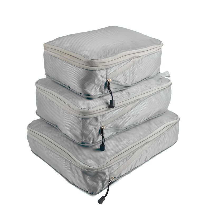 Large Capacity 3 pcs Compression Packing Cubes Set Luggage Organizer Packing Cubes for Travel Suitcase