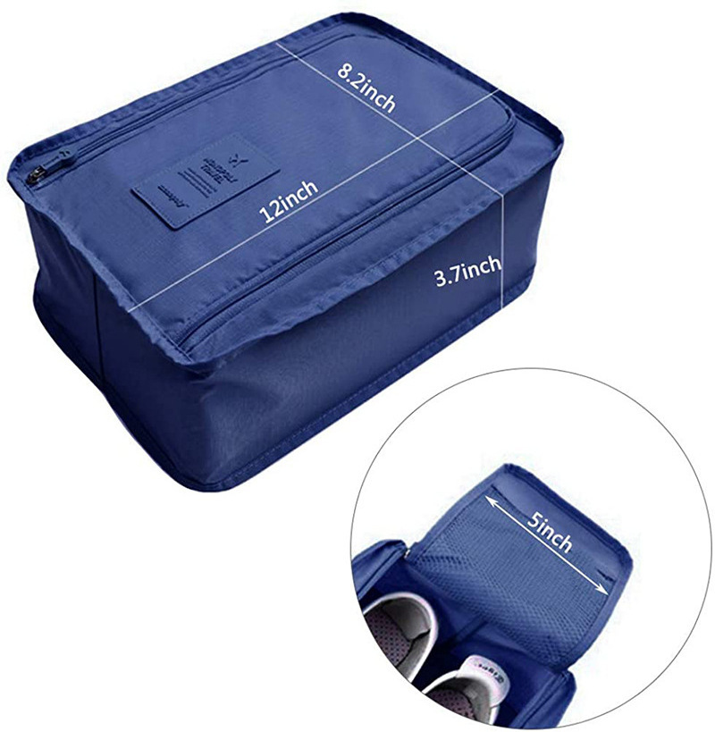 Waterproof Portable Shoes Pouch Waterproof Gym Sport Shoes Storage Carry Bags Zipper Shoe Bag