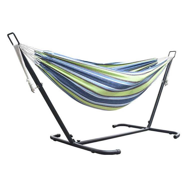 Wholesale DIY Strong Portable Adjustable Hammock With Stand Outdoor Camping Hanging Bed With Stand