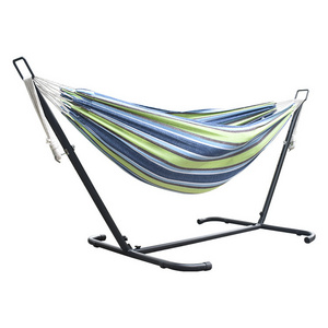 Wholesale DIY Strong Portable Adjustable Hammock With Stand Outdoor Camping Hanging Bed With Stand