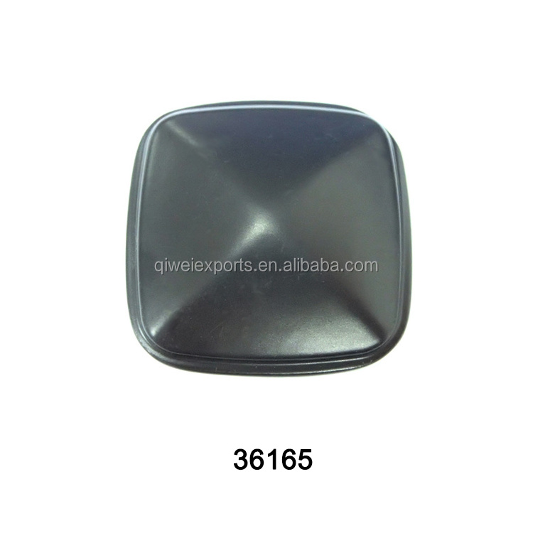 Sand Black Square Cabinet door Knobs Aluminum Pull Handles 36165