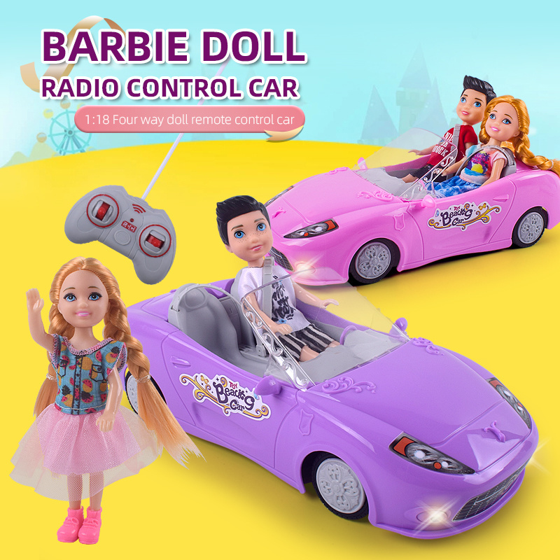 Beauty dolls 4 channels radio control toys 27mhz rc cars 1/18 window box packing remote control bb car toy