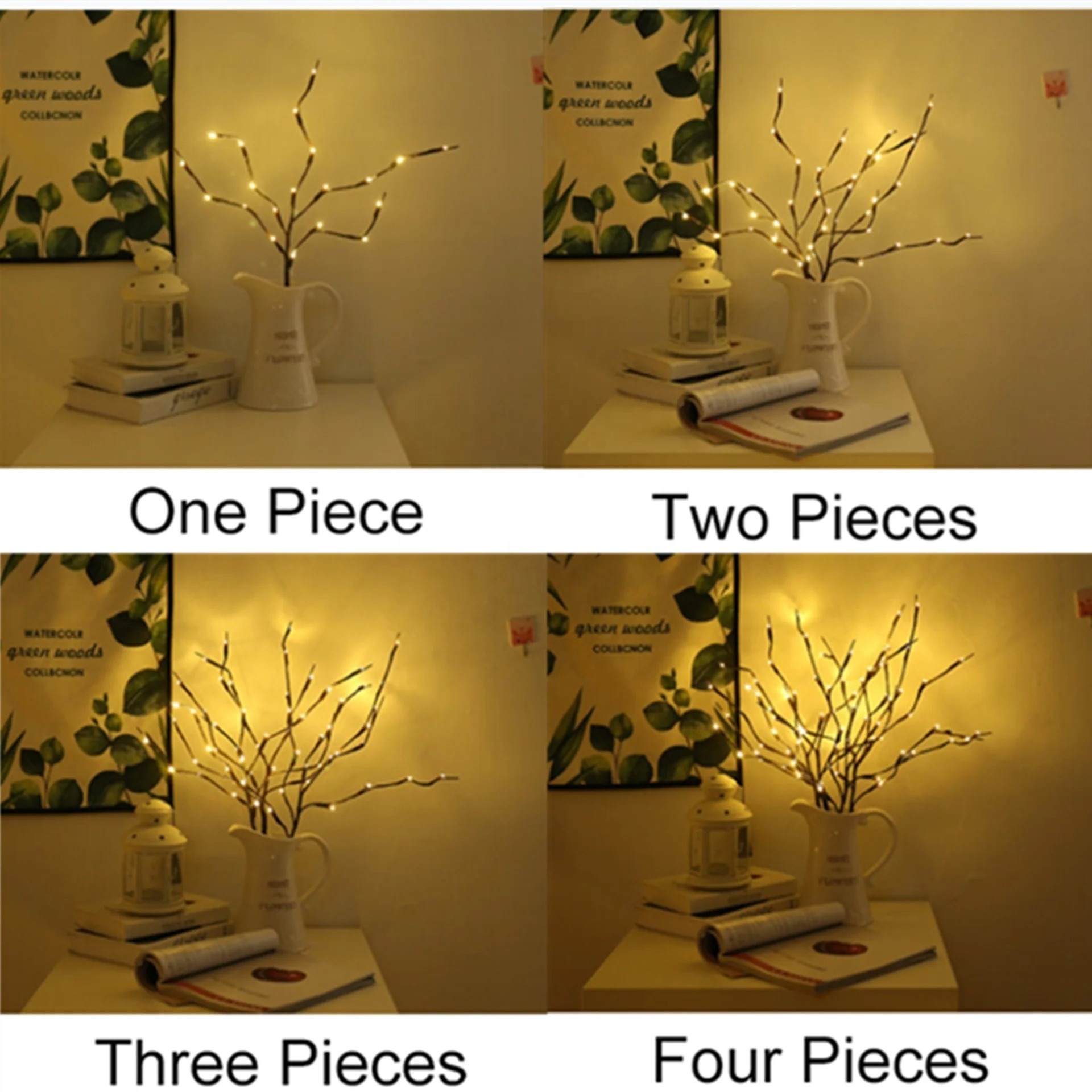 Best Selling Home Decoration String Lights LED Tree Lamp Indoor and Outdoor Use 20 LED Warm White Lighted Branches