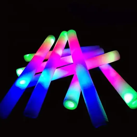 40cm Night Club Wholesale Lighting Custom Logo Led Foam Sticks Glow Sticks Flashing LED Sticks