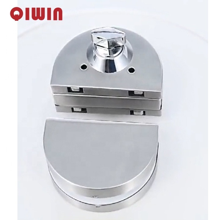 Hot sale Glass Door Lock Stainless Steel Double Bolts Entry Locks Office Glass door lock