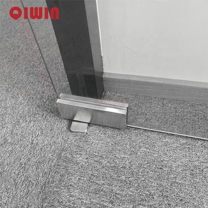 Factory Wholesale Heavy Duty No-Digging Temper Glass Door Concealed Hydraulic Floor Hinge Concealed Hydraulic Door Closer