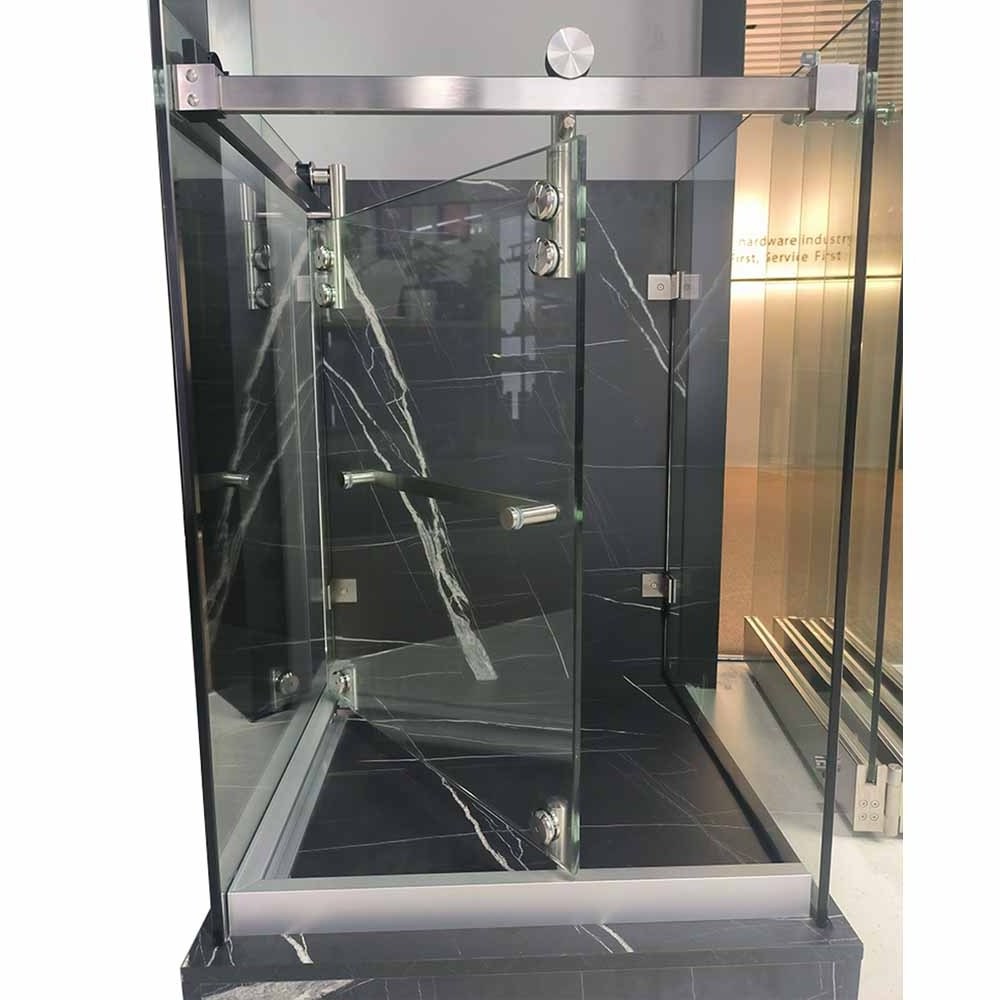 South America Shower Door Style Fittings Small Space Bathroom Glass Sliding Door Hardware Accessories