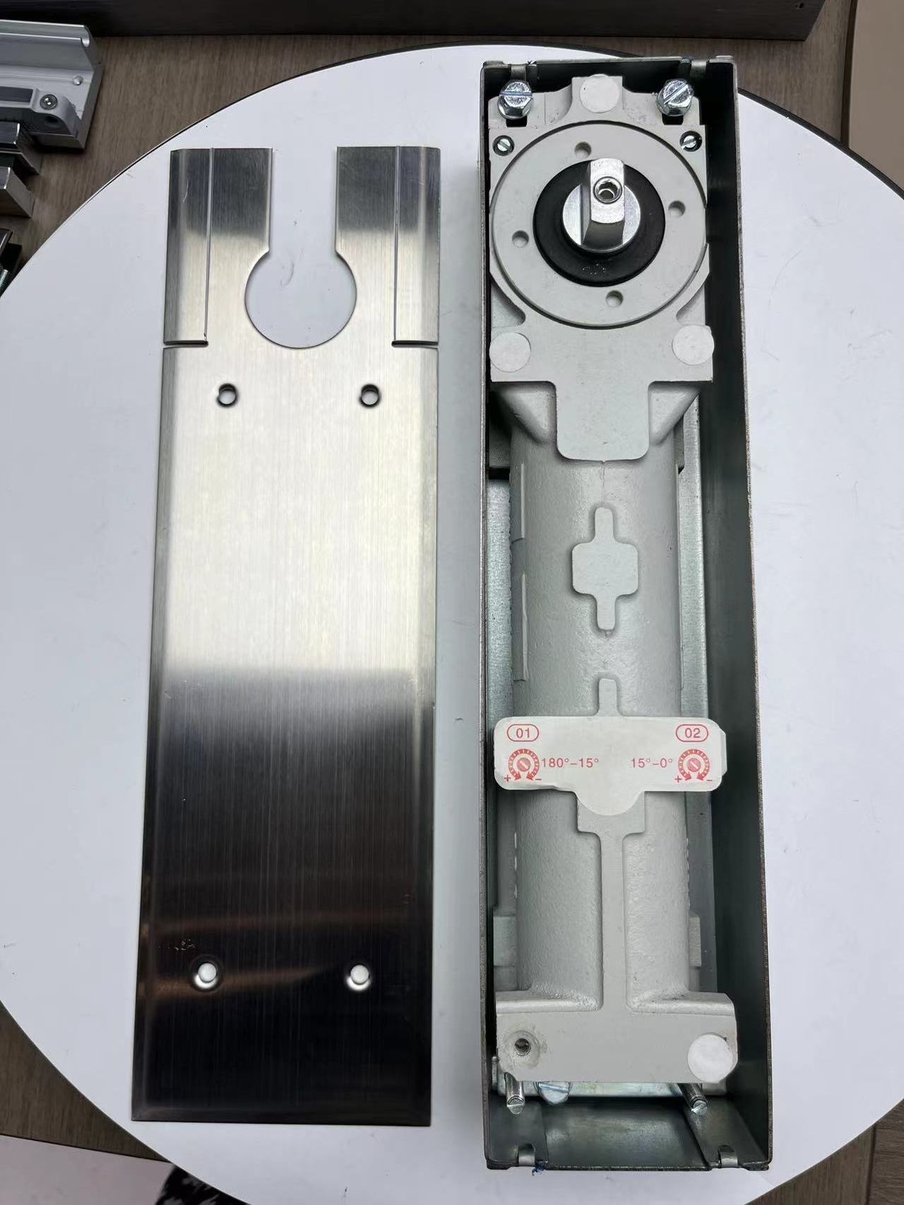 Heavy Duty Floor Hinge 300kg Heavy Duty Door Closer 360 Degree Open Revolving Door Floor Pivot Hinge Floor Spring