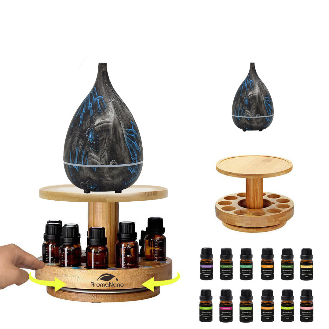 AromaNano Drop Shipping Essential Oil Difusor Set Aroma Diffuser Remote Air Humidifier Electric Oil Aromatherapy Diffuser