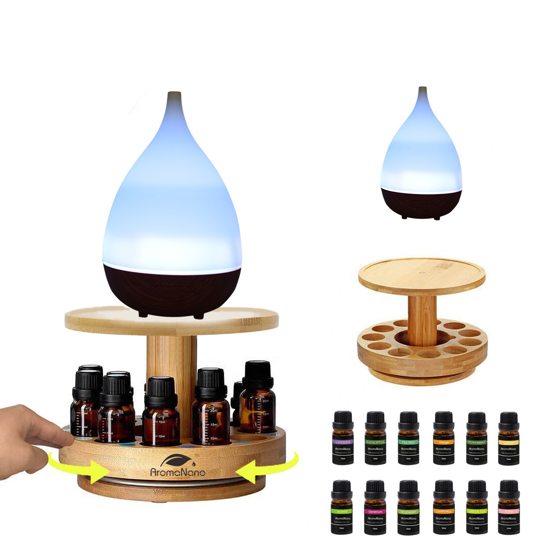 AromaNano Drop Shipping Essential Oil Difusor Set Aroma Diffuser Remote Air Humidifier Electric Oil Aromatherapy Diffuser