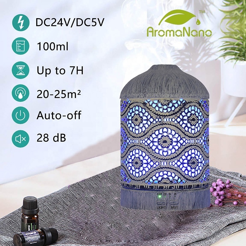 Aromannano Air Perfume 100ml Atomizer Diffuser Essential Oil Humidifier Diffuser For Home Office Aroma Aromatherapy Machine