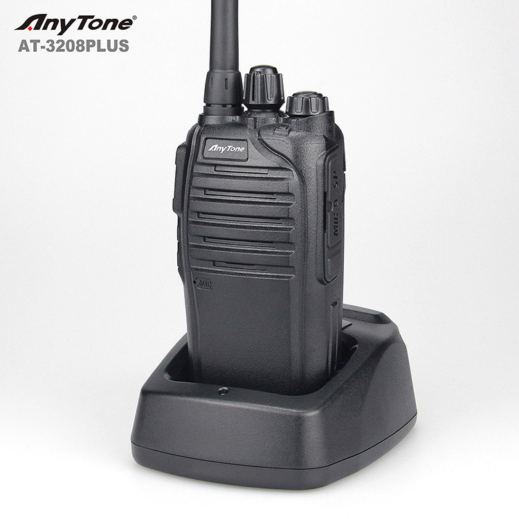 Hot selling Walkie talkie Anytone AT-3208 Plus Walkie-talkie long range Single band PMR  5W woki toki