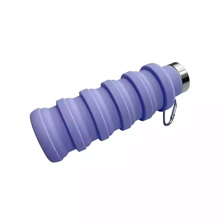 Top Pin Foldable Water Bottles, Sport Foldable Water Bottle With Handle, Custom Plastic Water Bottles Outdoor Sport